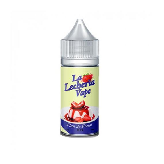 LA LECHERIA FLAN DE FRESAS